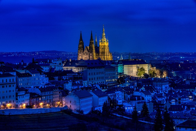 Praha v noci